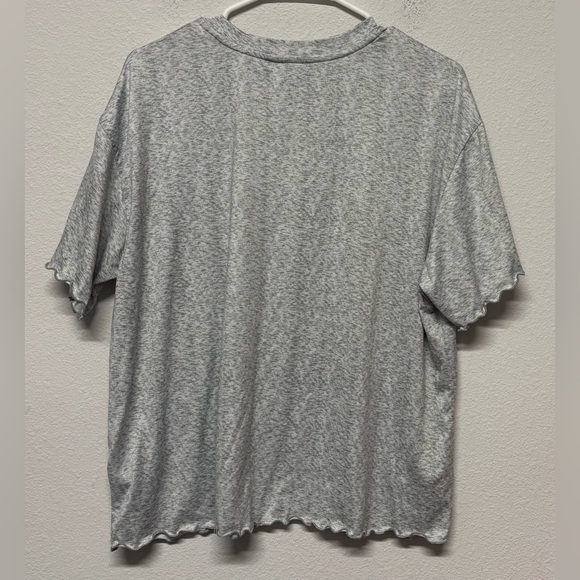 Winnie the Pooh GrayPeach Coral Short Sleeve & Pant Pajama Set Sz Large Disney - Picture 5 of 10